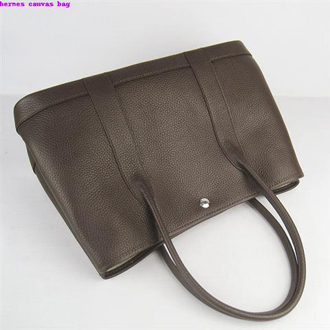 hermes canvas bag